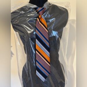 Vintage Beau Brummell Snapper Multicolor Clip on Tie